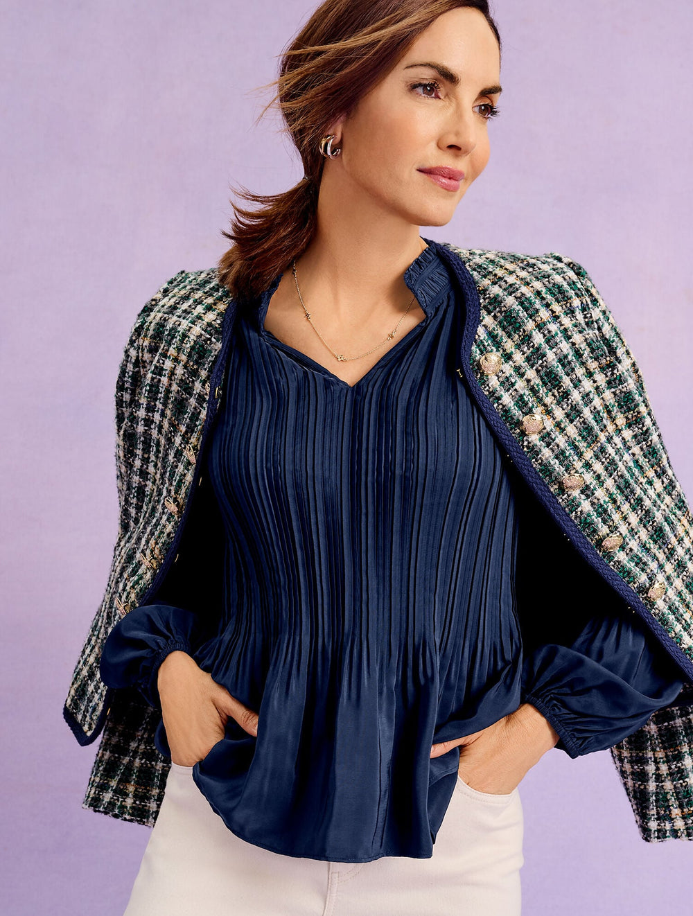 KENSINGTON TWEED JACKET | Talbots near me