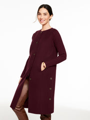 DOUBLE FACE WOOL BLEND TOPPER VEST | Talbots outlet