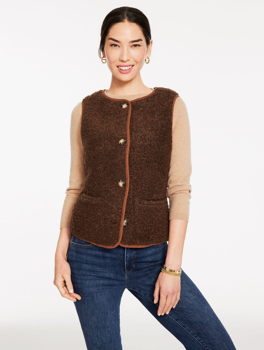 SHERPA VEST | Talbots on sale