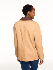COATED COTTON BARN JACKET | Talbots discount