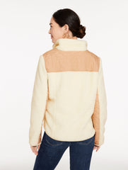 MIXED MEDIA SHERPA JACKET | Talbots for sale