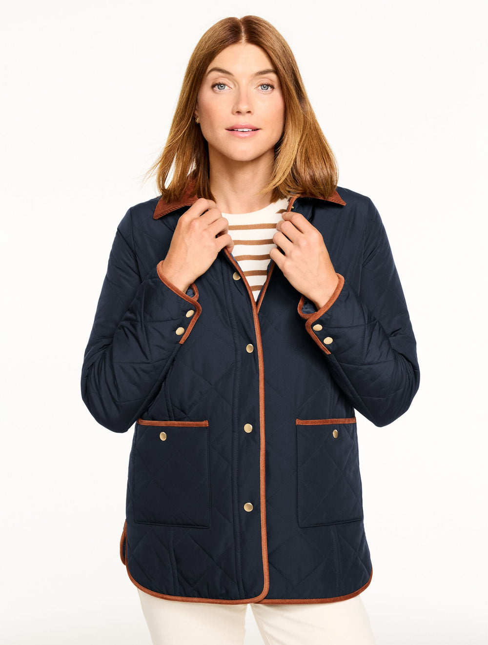 QUILTED BARN JACKET | Talbots for sale