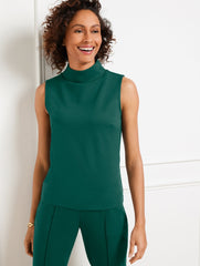 PASSPORT PONTE MOCKNECK SHELL | Talbots US