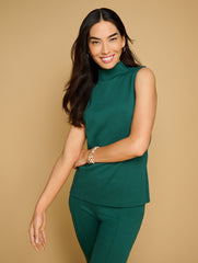 PASSPORT PONTE MOCKNECK SHELL | Talbots US