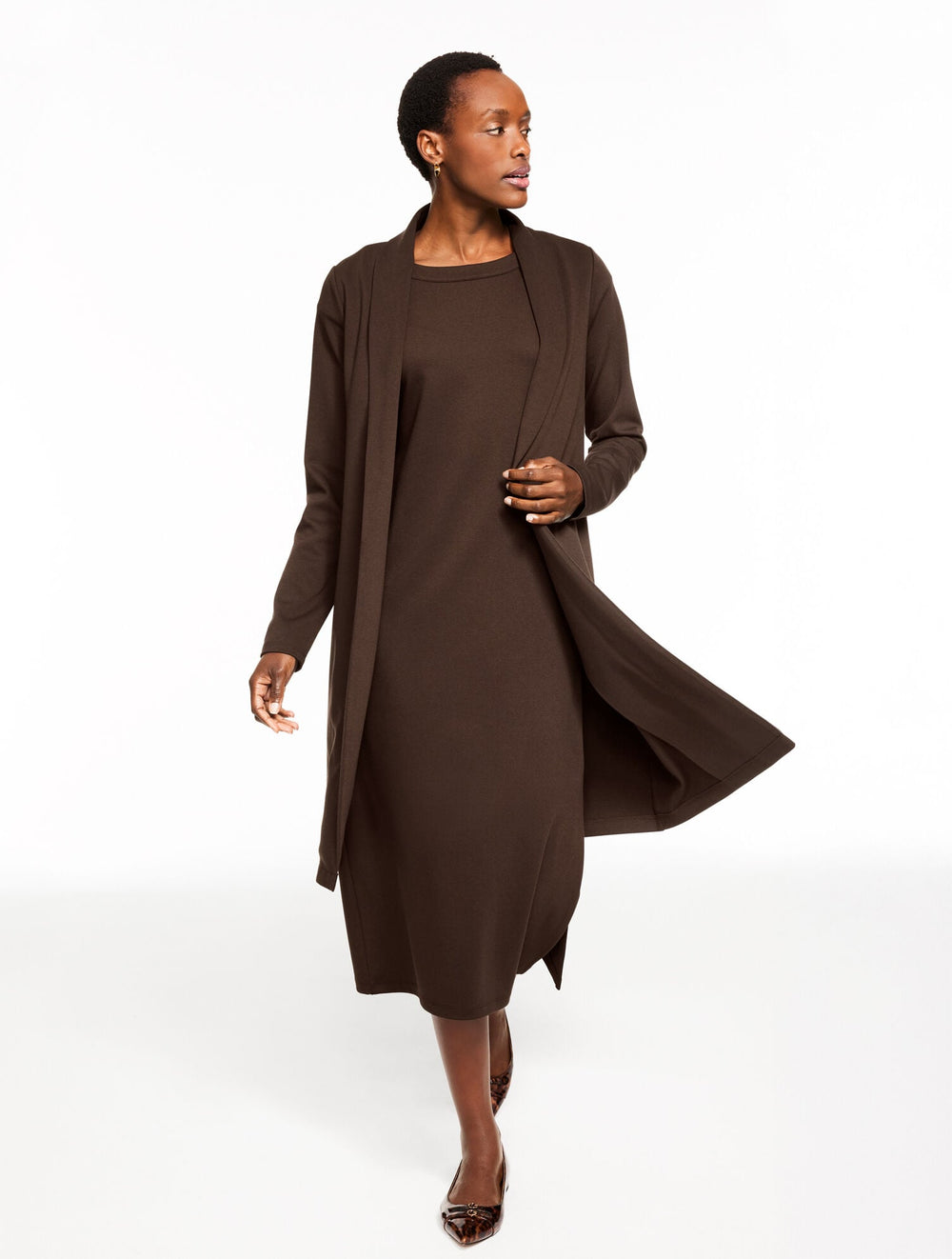 PASSPORT PONTE DUSTER CARDIGAN | Talbots for sale