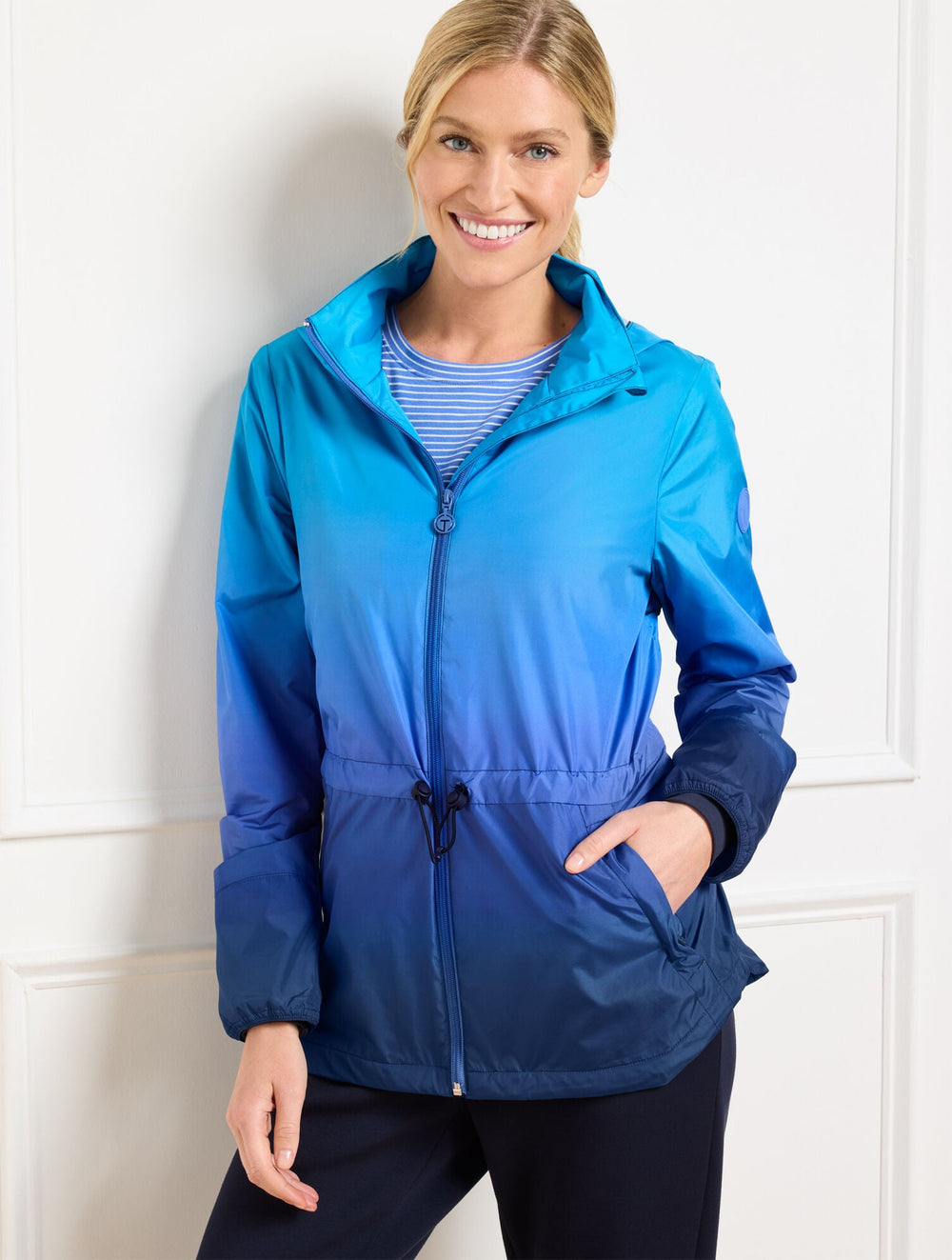 OMBRÉ WINDBREAKER | Talbots for sale