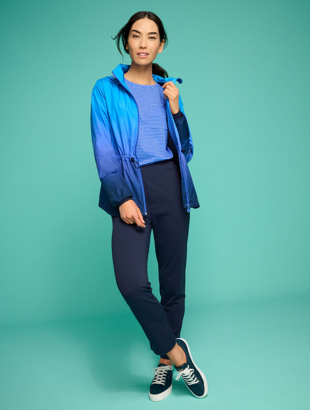 OMBRÉ WINDBREAKER | Talbots for sale