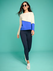 CREWNECK SWEATSHIRT - COLORBLOCK | Talbots near me