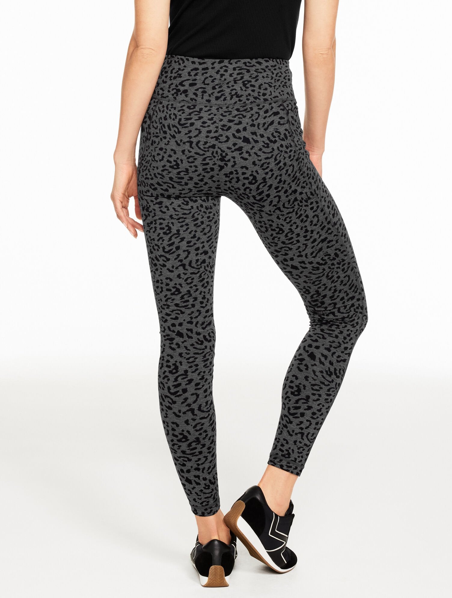 STUDIO STRETCH LEGGINGS - TONAL CHEETAH | Talbots online