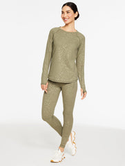 OUT & ABOUT CREWNECK TEE - SPOT ON LEOPARD | Talbots near me