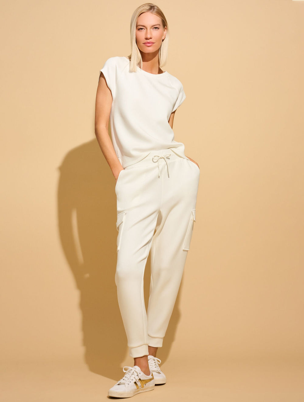 AIRKNIT STRETCH BOXY HIGH-LOW TEE | Talbots on sale