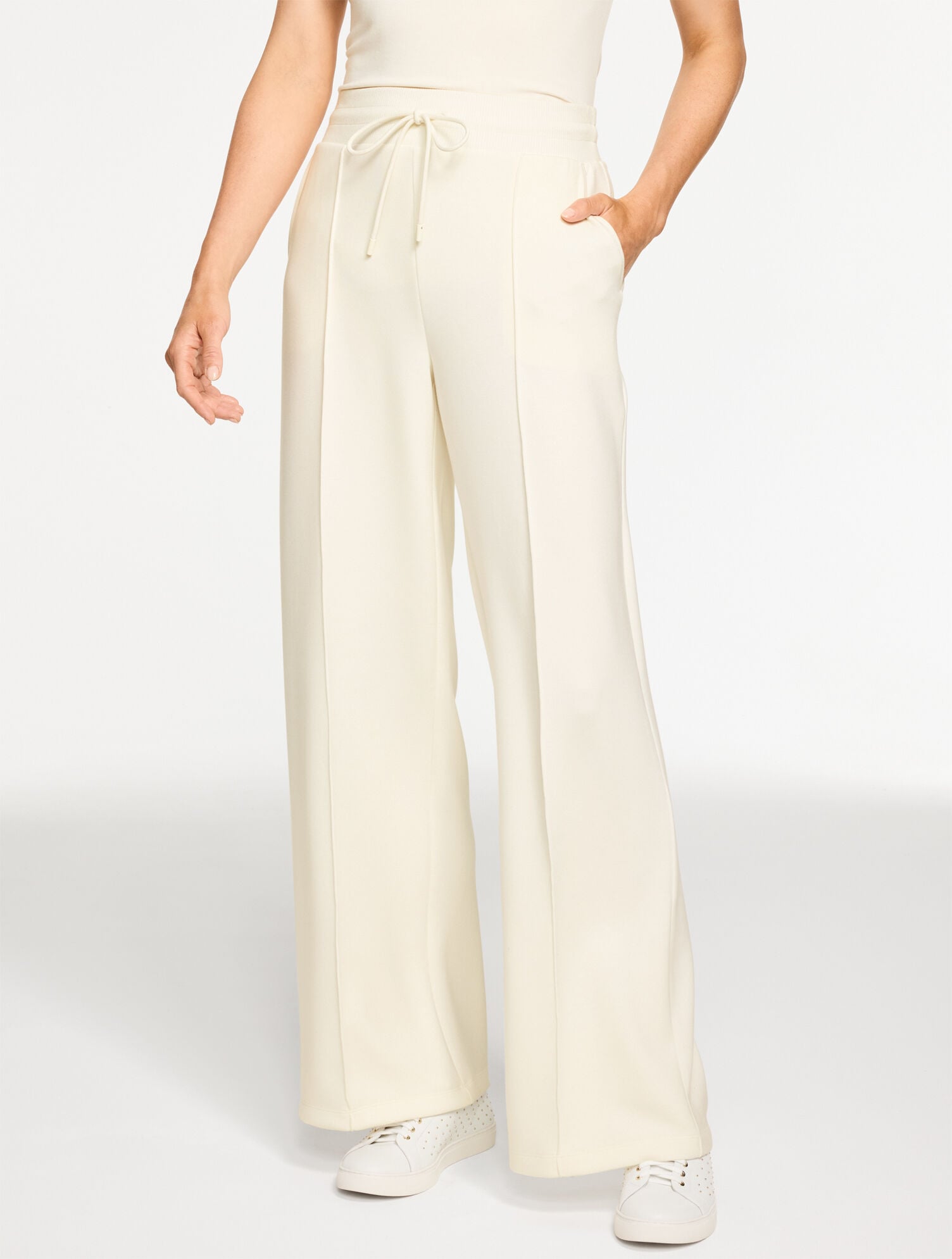 AIRKNIT STRETCH WIDE LEG PANTS | Talbots outlet