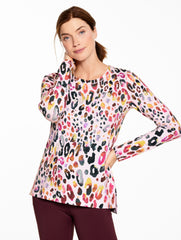 SUPERSOFT JERSEY CREWNECK TEE - WATERCOLOR LEOPARD | Talbots online