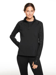 OUT & ABOUT HALF-ZIP JACKET - SPOT ON LEOPARD | Talbots discount