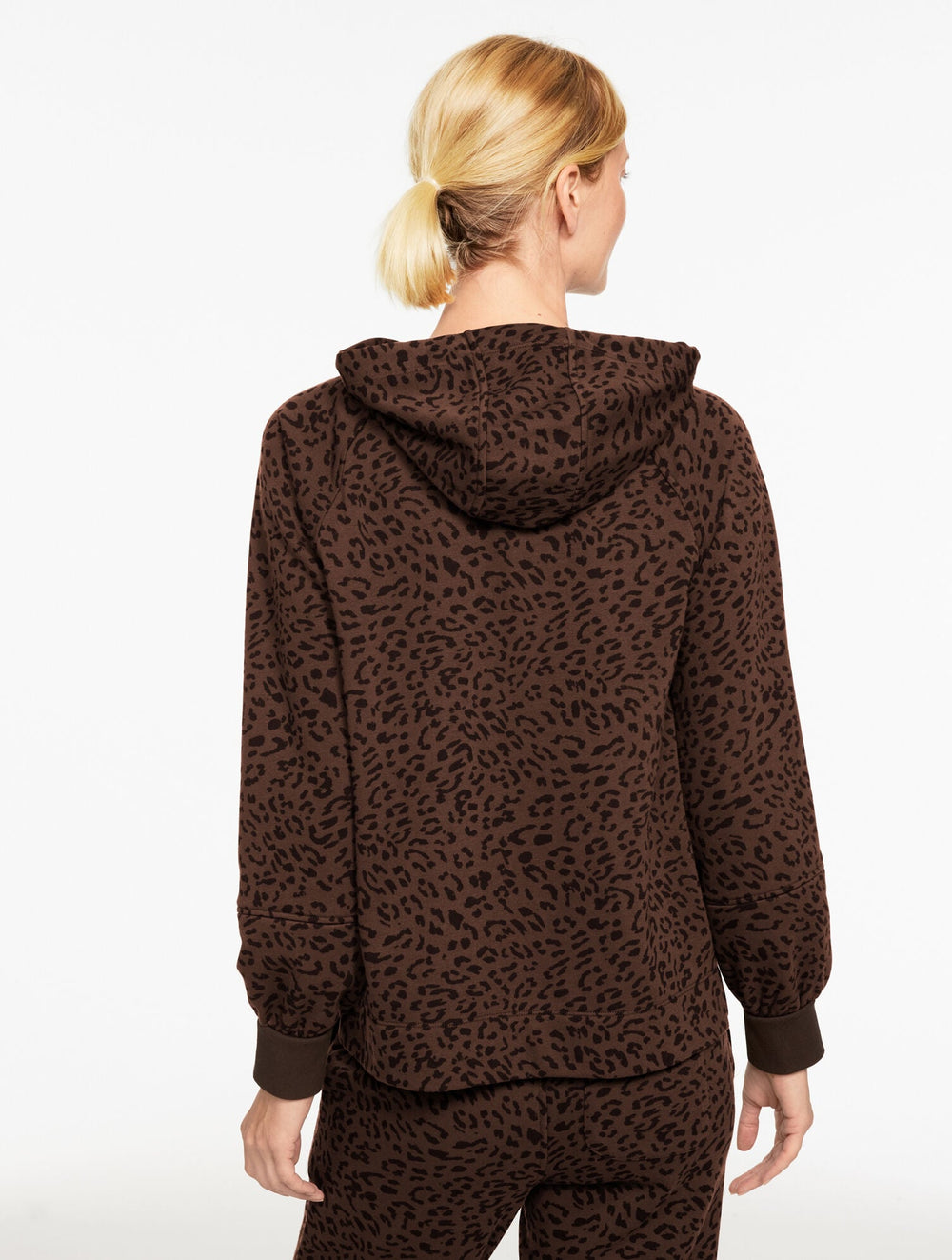 FRENCH TERRY HOODIE - TONAL CHEETAH | Talbots discount