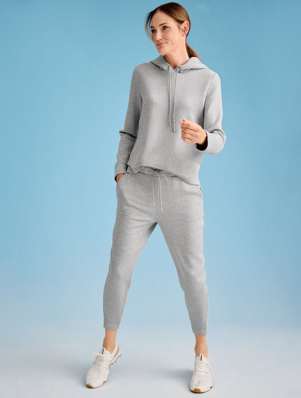 AIRKNIT STRETCH MESH HOODIE | Talbots on sale