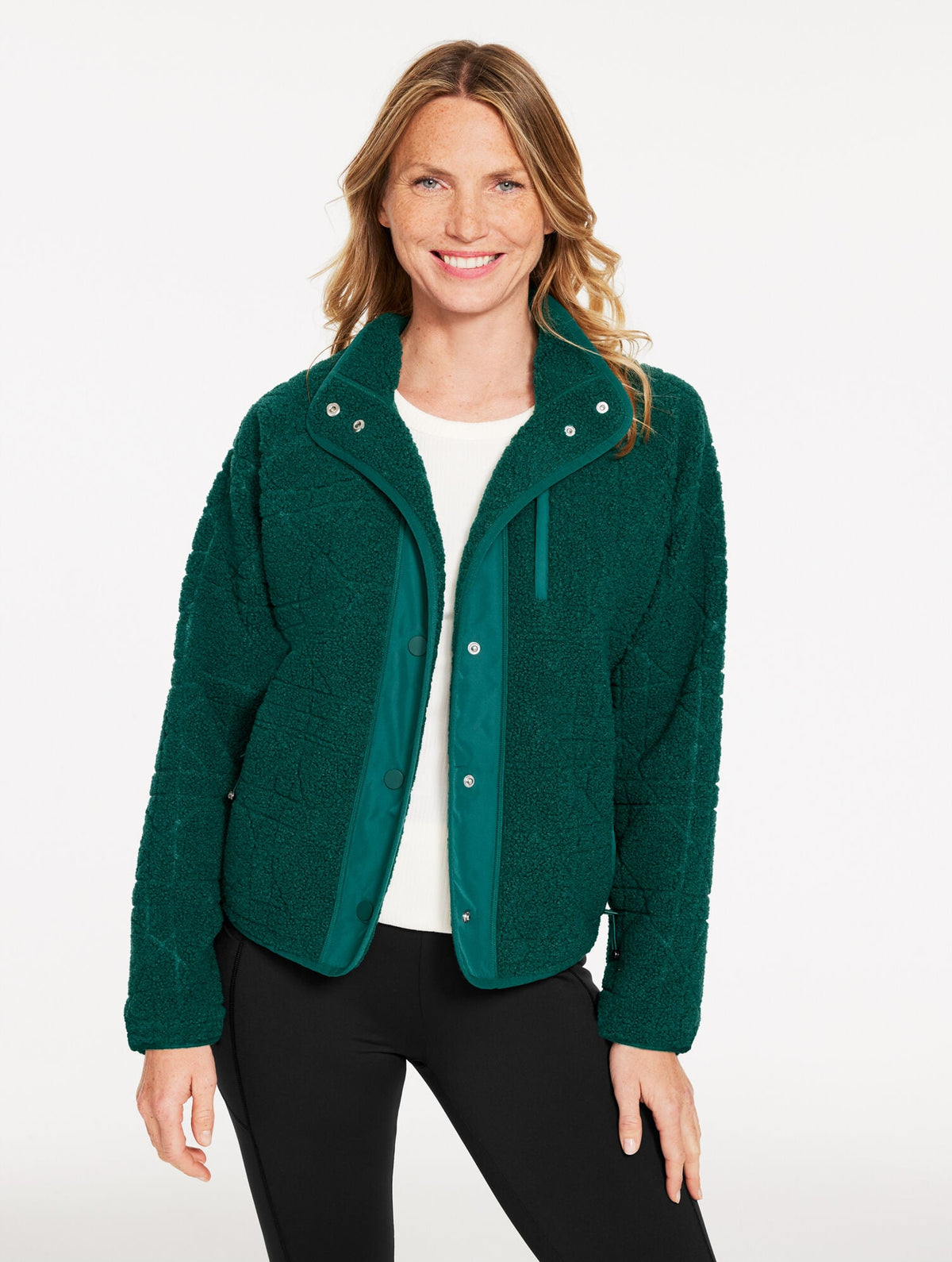 EMBOSSED SHERPA JACKET | Talbots US