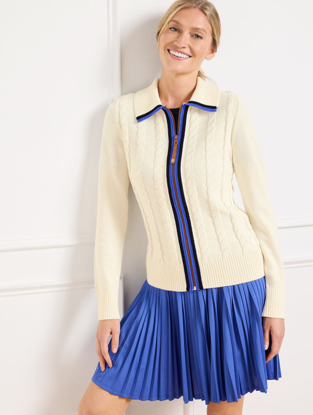 COOLMAX® SWEATER JACKET | Talbots online