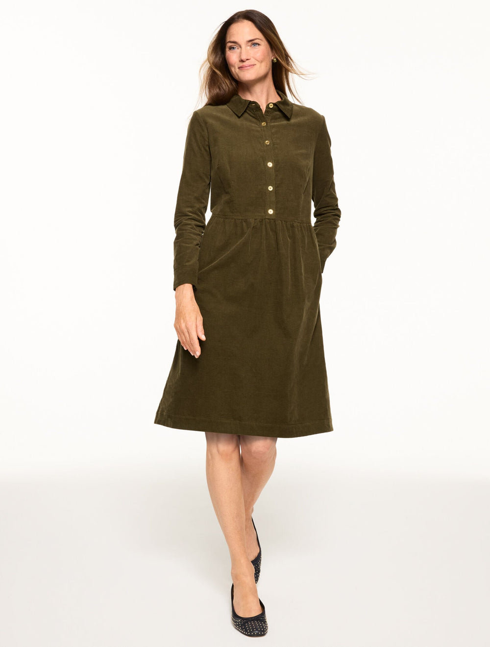 CORDUROY SHIRTDRESS | Talbots discount