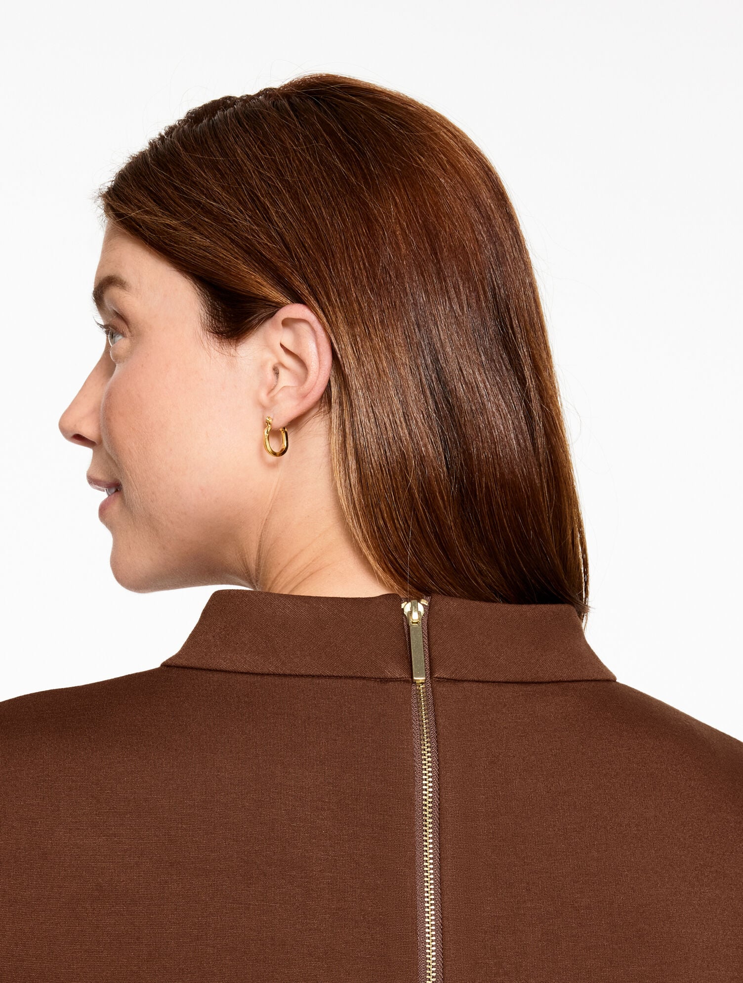 LUXE PONTE MOCKNECK DRESS | Talbots on sale