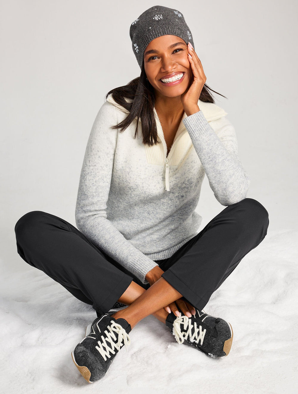 ALEX LEATHER & NYLON SNEAKERS | Talbots outlet