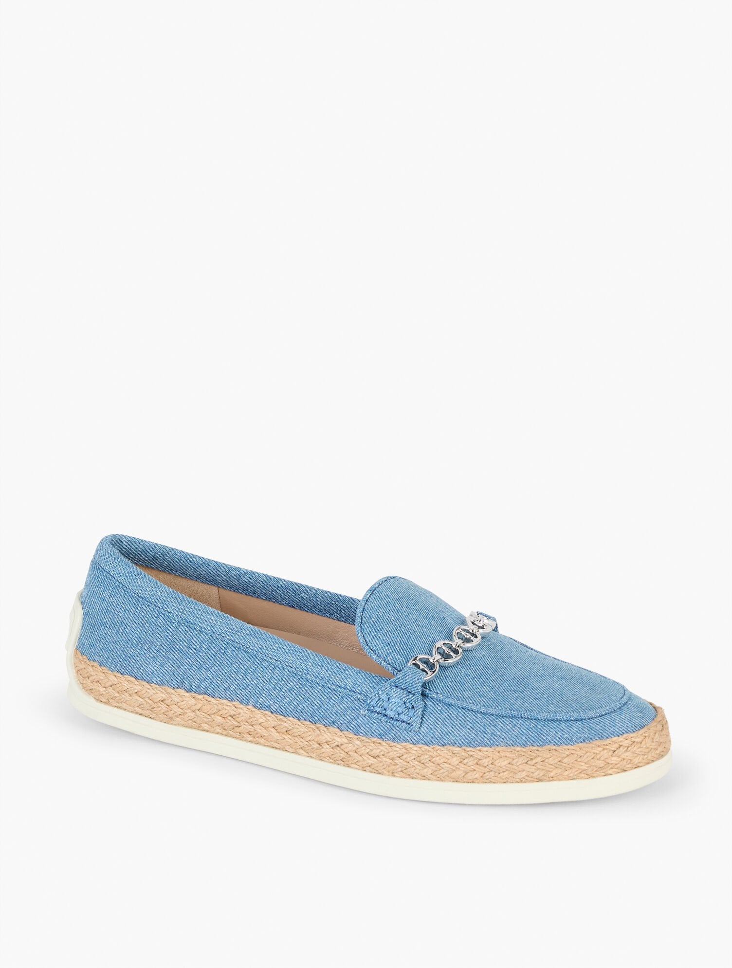 ANDI DENIM ESPADRILLE LOAFERS | Talbots on sale