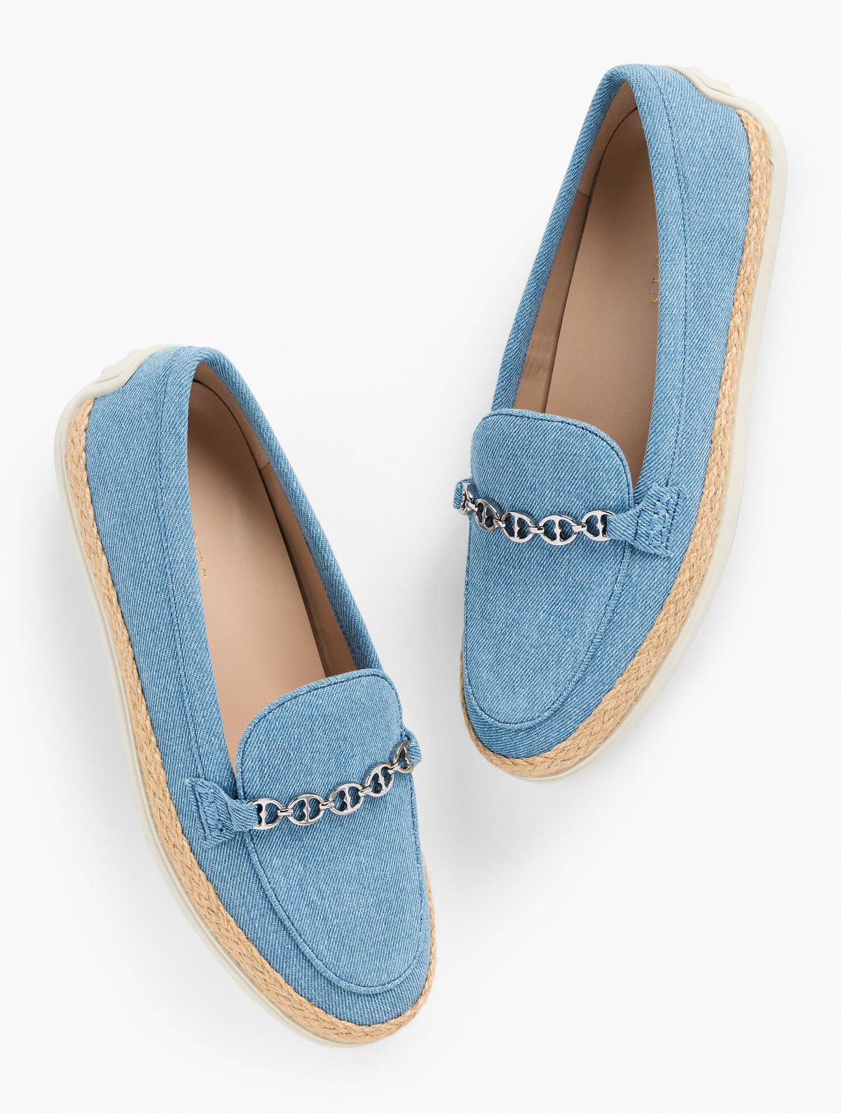 ANDI DENIM ESPADRILLE LOAFERS | Talbots on sale