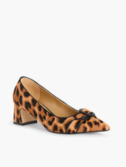 EDITH FLARE HEEL PUMPS - LEOPARD CALF HAIR | Talbots near me