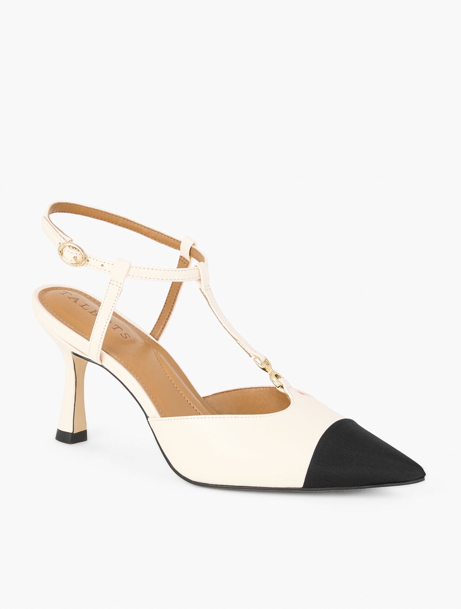 EVELYN NAPPA FLARE HEEL PUMPS | Talbots US