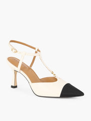 EVELYN NAPPA FLARE HEEL PUMPS | Talbots US