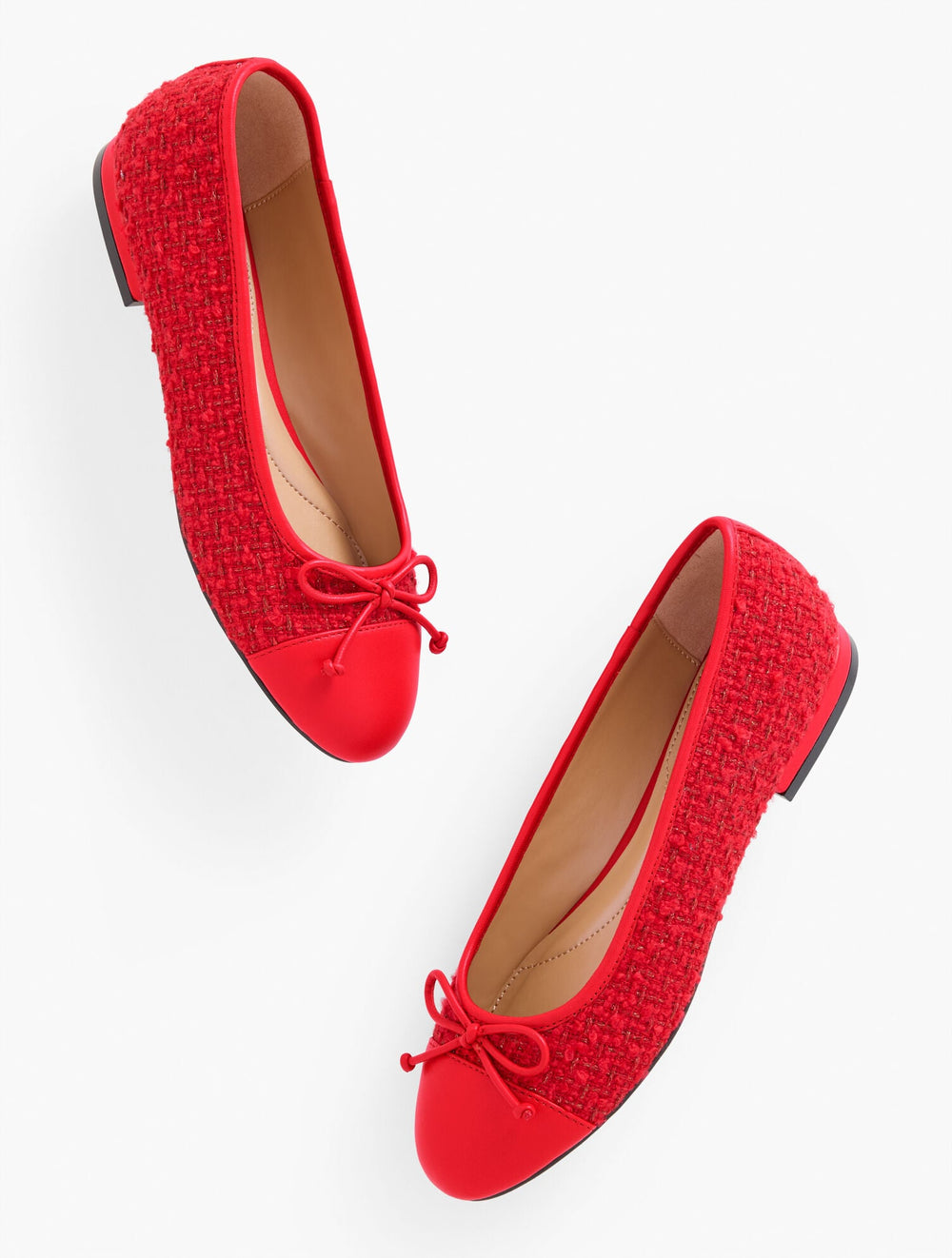 MADISON BALLET FLATS – GARDEN TWEED | Talbots sale