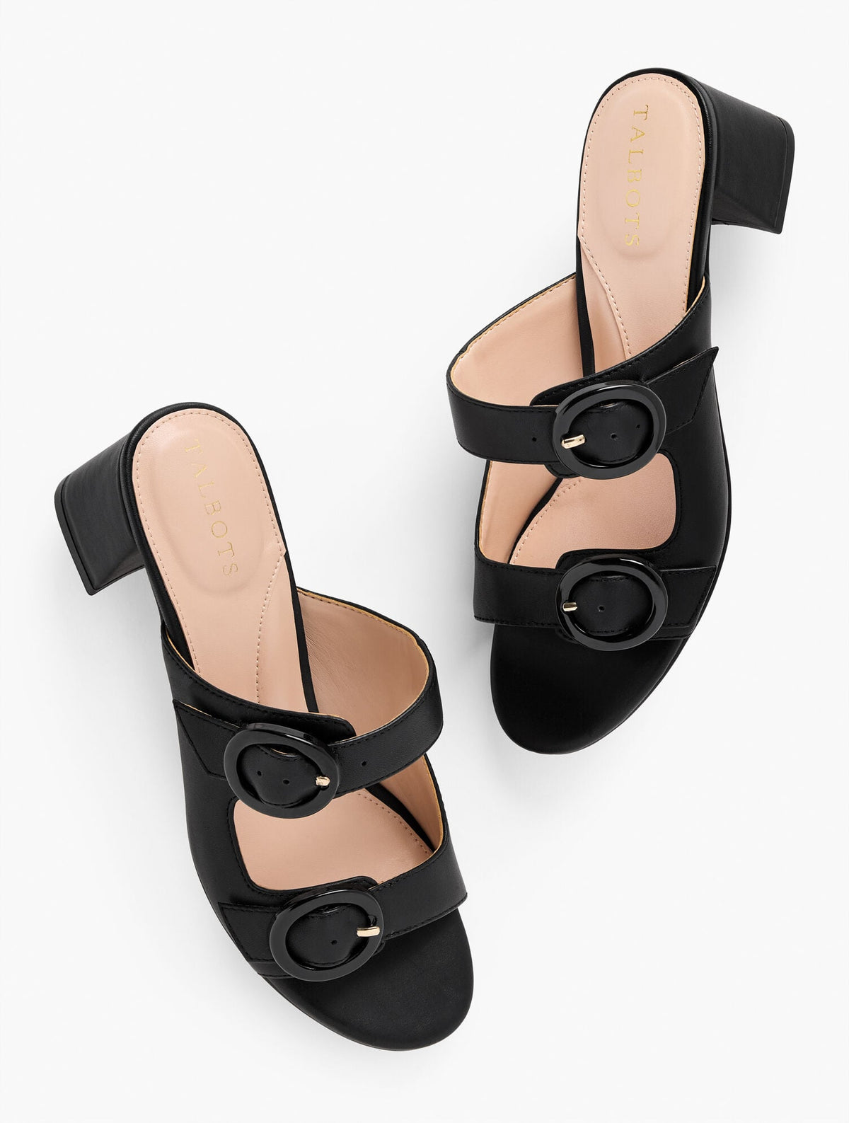 MILLIE STRAPS VACHETTA BLOCK HEEL SANDALS | Talbots for sale