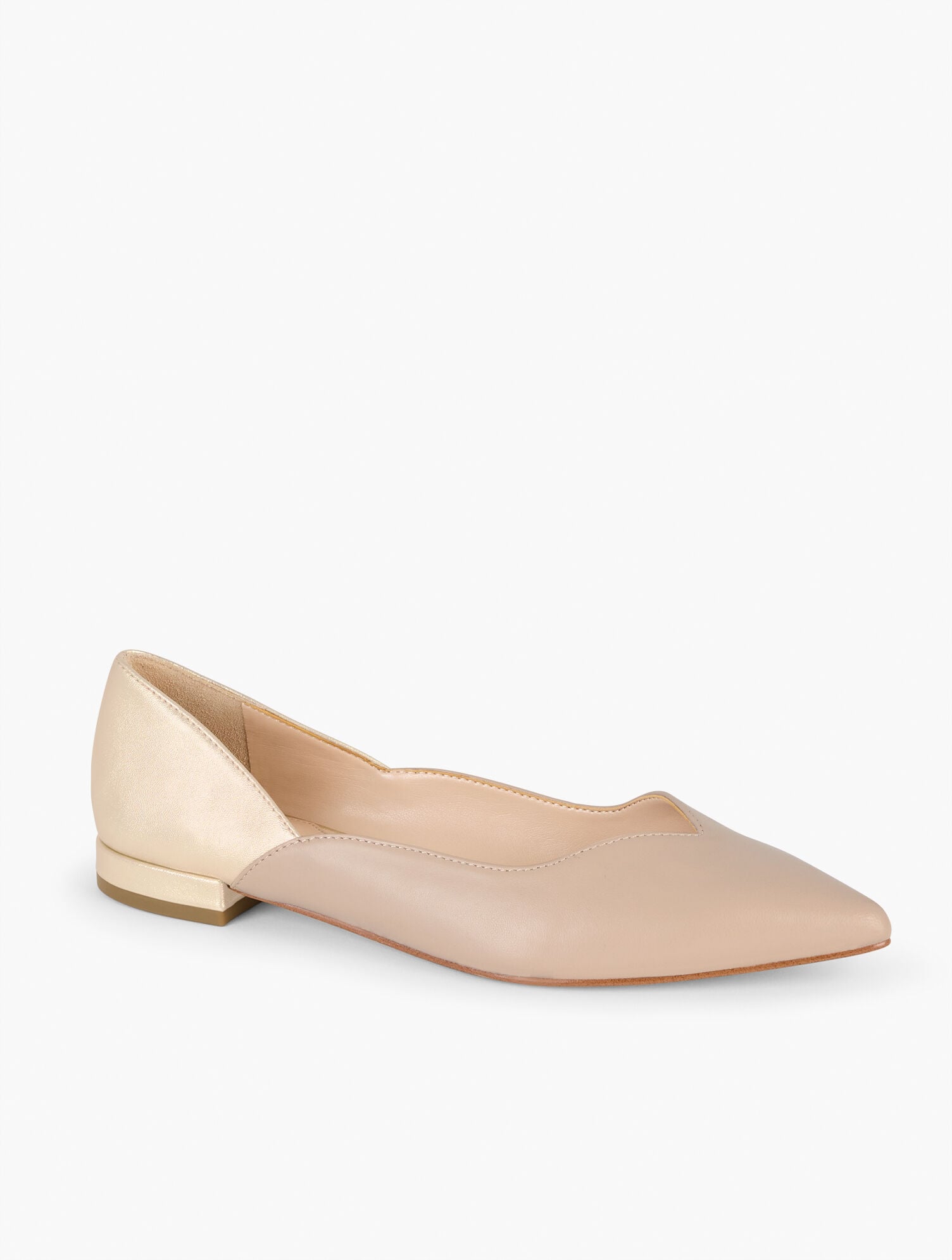 PORTIA METALLIC NAPPA FLATS | Talbots near me