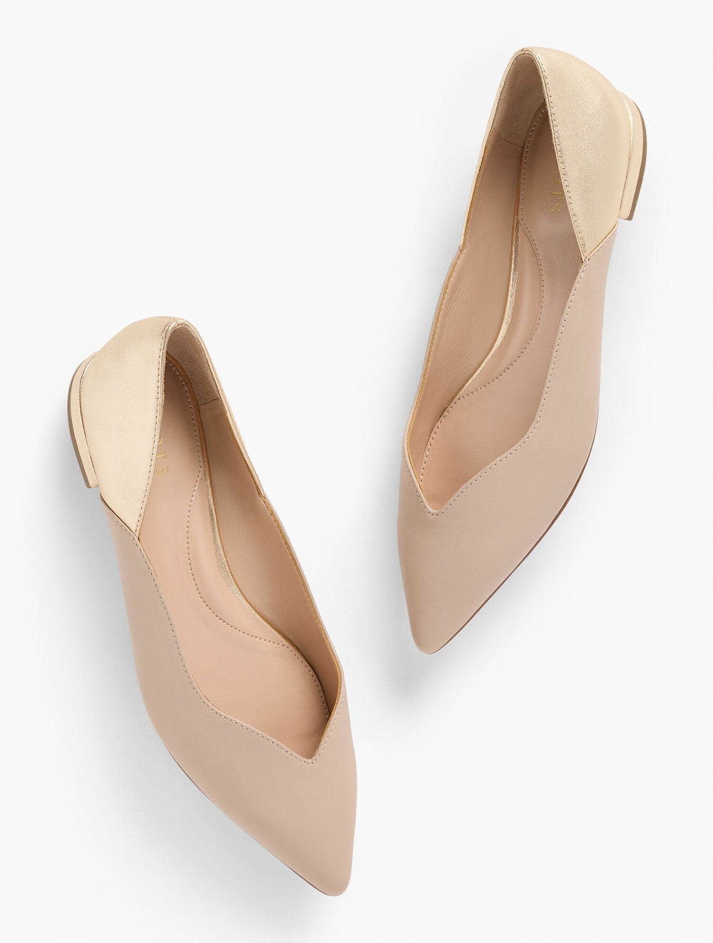PORTIA METALLIC NAPPA FLATS | Talbots near me