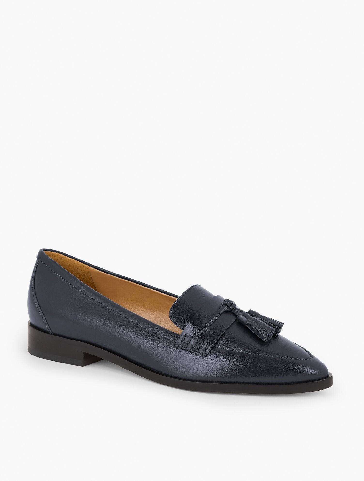 REECE POINTED TOE NAPPA LOAFERS | Talbots discount