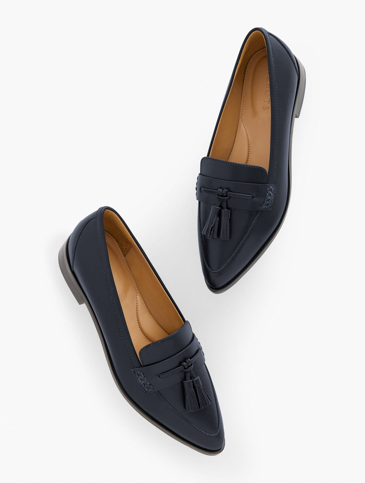 REECE POINTED TOE NAPPA LOAFERS | Talbots discount