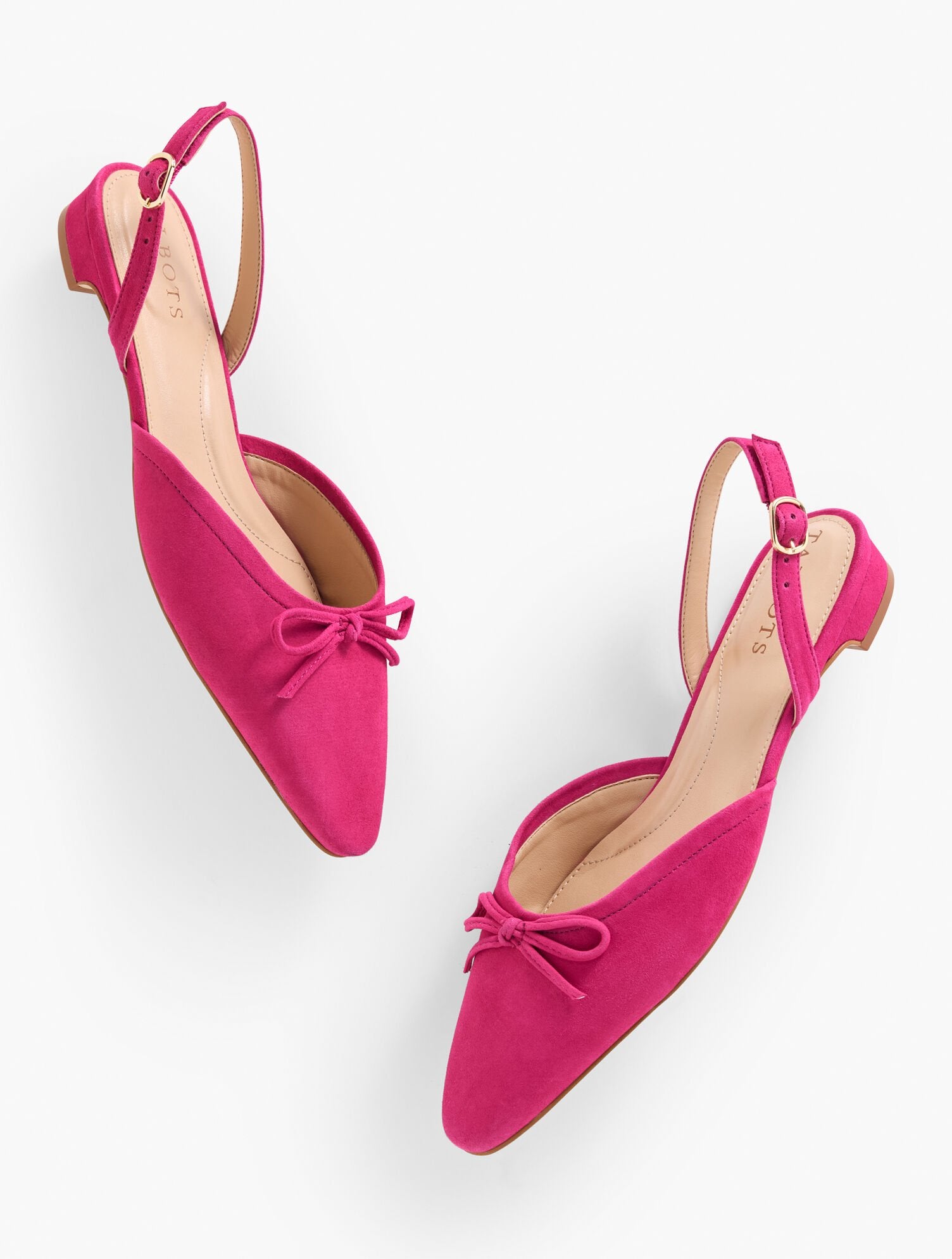 SHELBY SUEDE SLINGBACK FLATS | Talbots discount