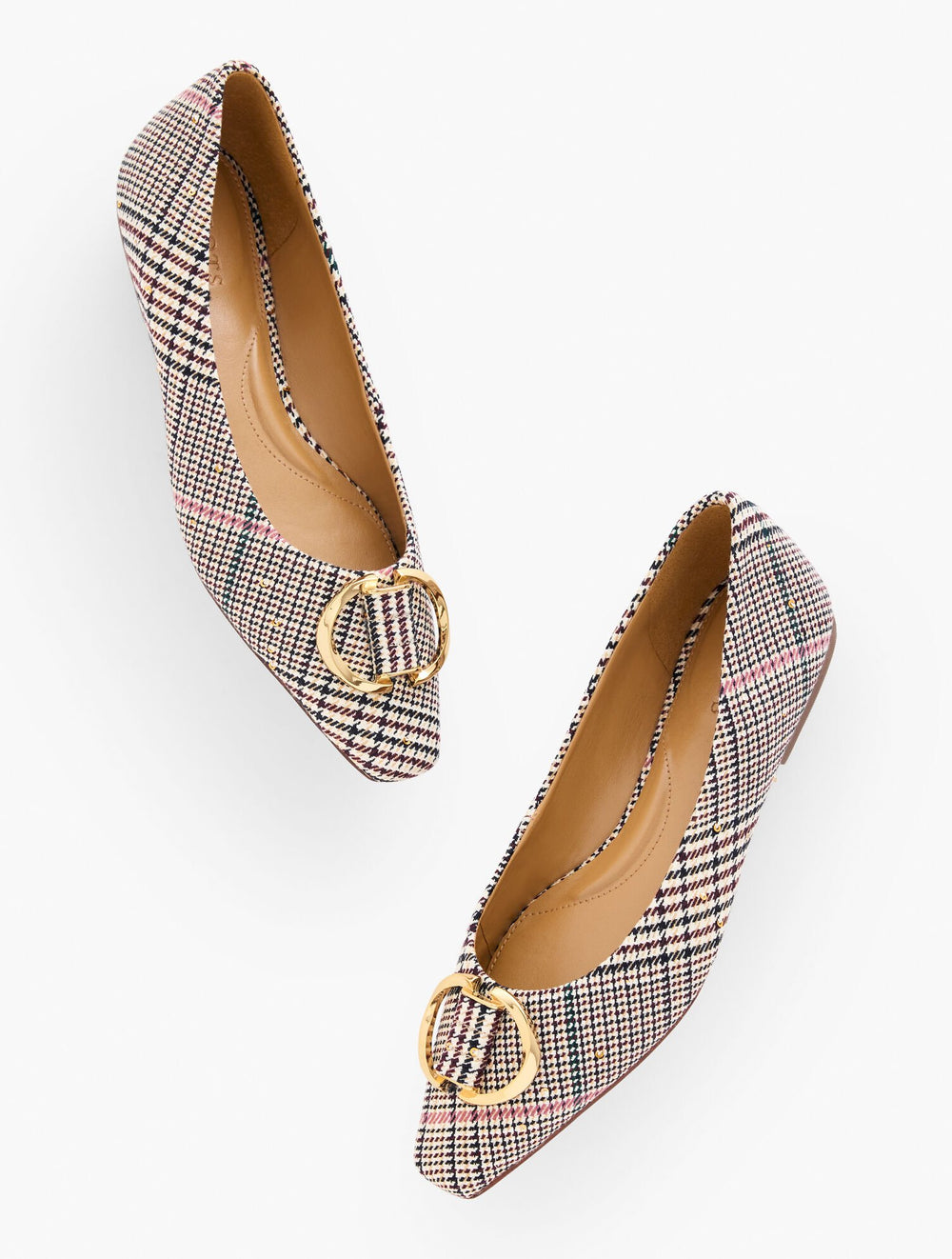 WHITLEY ORNAMENT BALLET FLATS - MANSFIELD PLAID | Talbots US