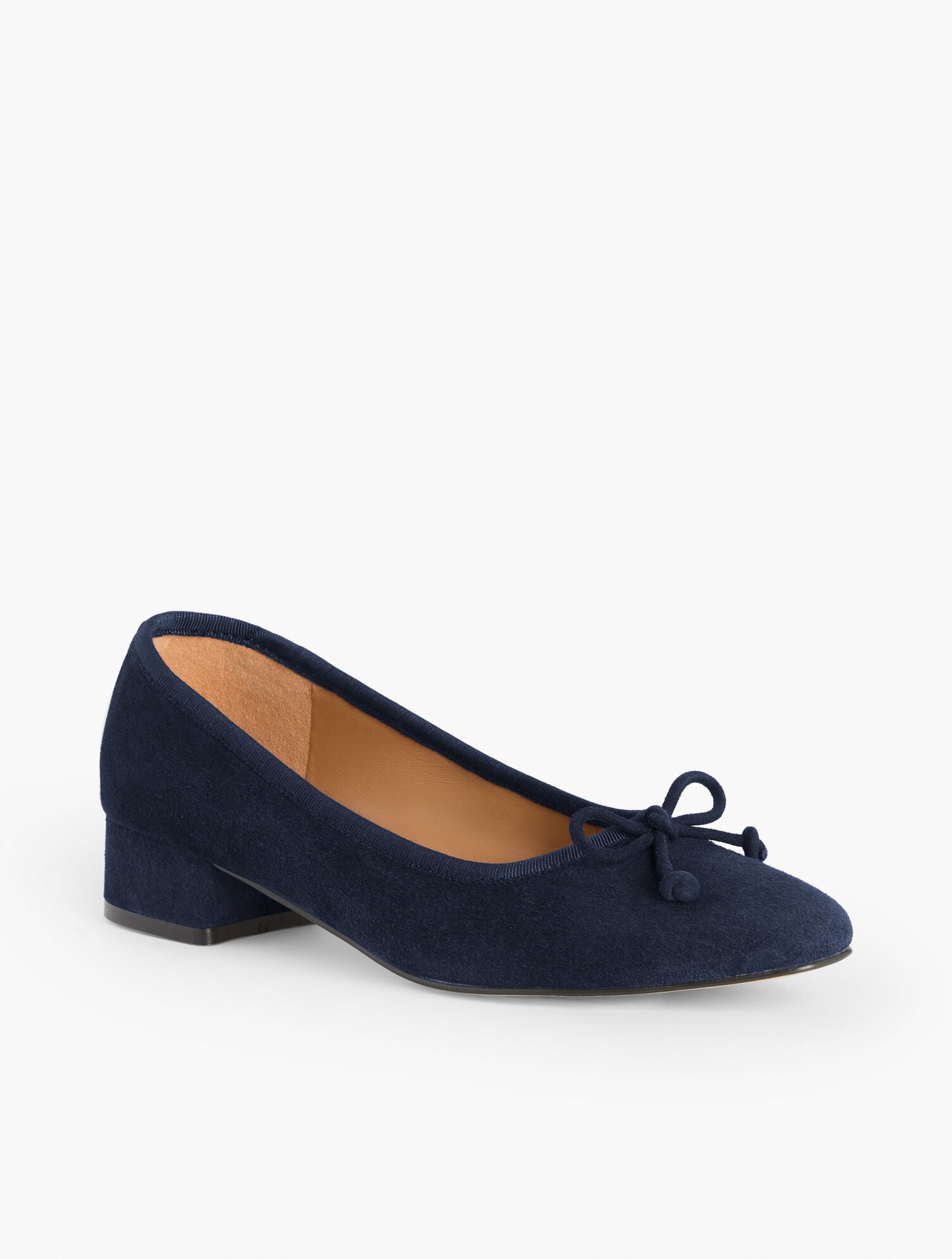 VANESSA SUEDE BLOCK HEEL PUMPS | Talbots near me
