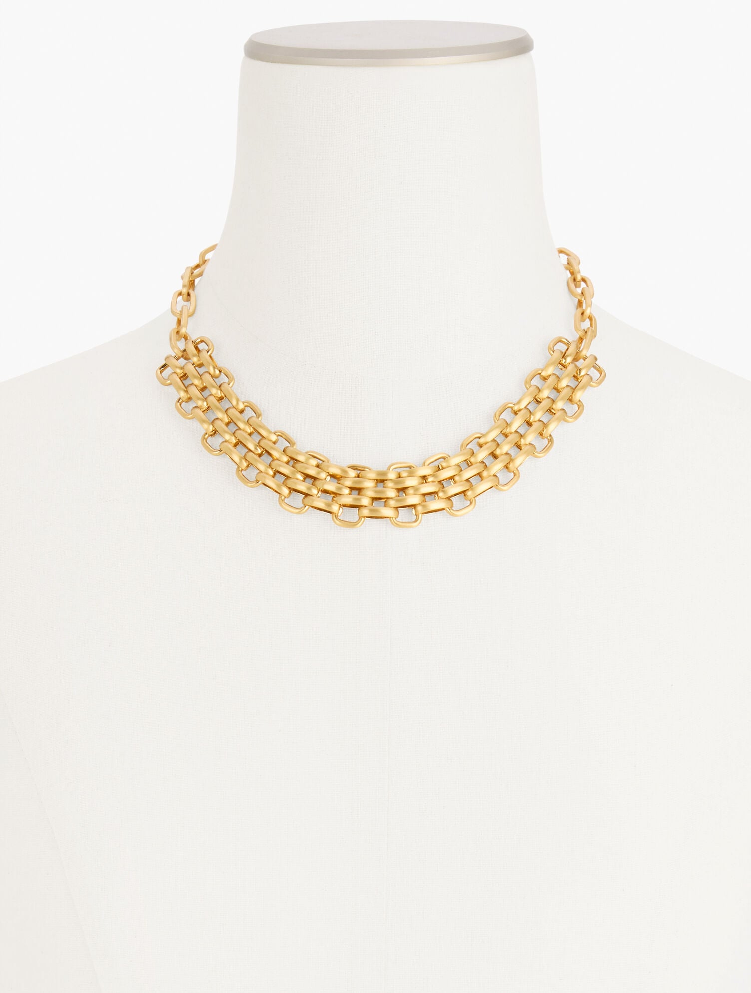 MIXED PANTHER CHAIN NECKLACE | Talbots outlet