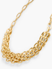 MIXED PANTHER CHAIN NECKLACE | Talbots outlet