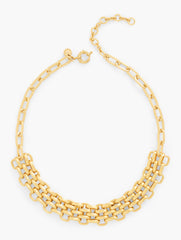 MIXED PANTHER CHAIN NECKLACE | Talbots outlet