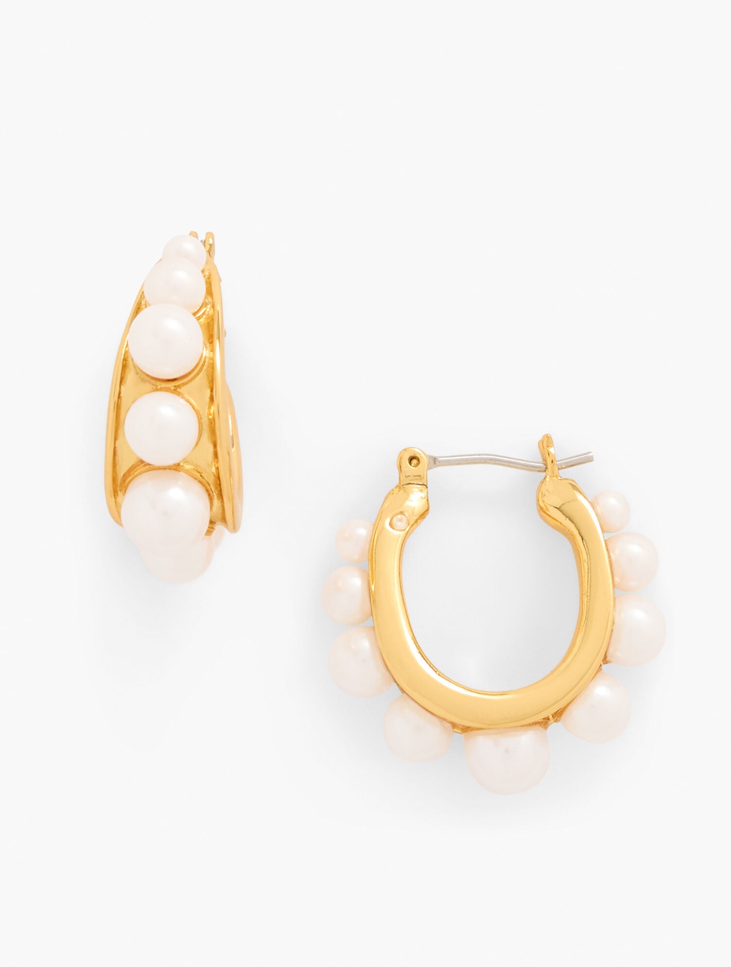 PEARL GARLAND HOOP EARRINGS | Talbots near me