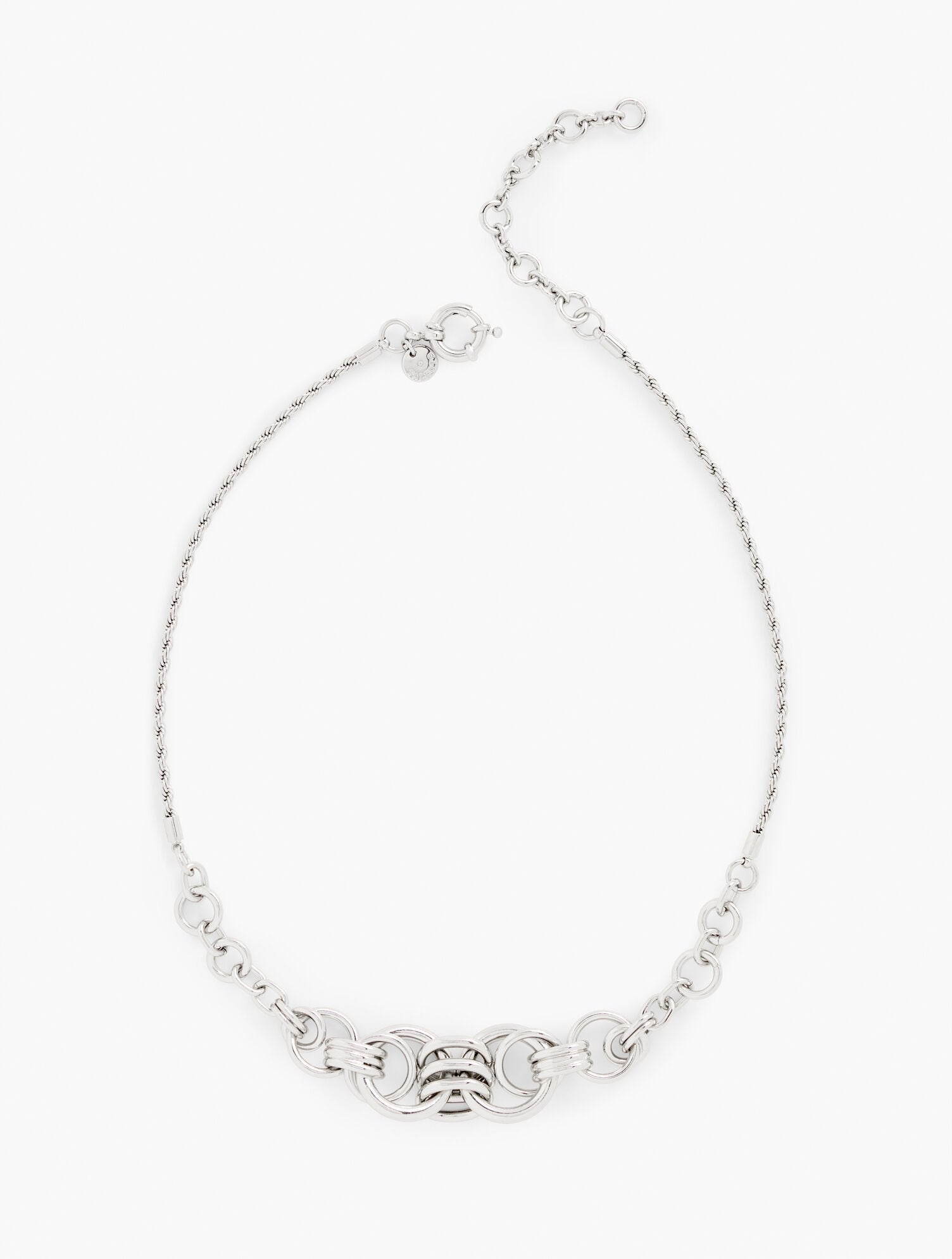 INTERLOCK SCULPTURAL NECKLACE | Talbots sale