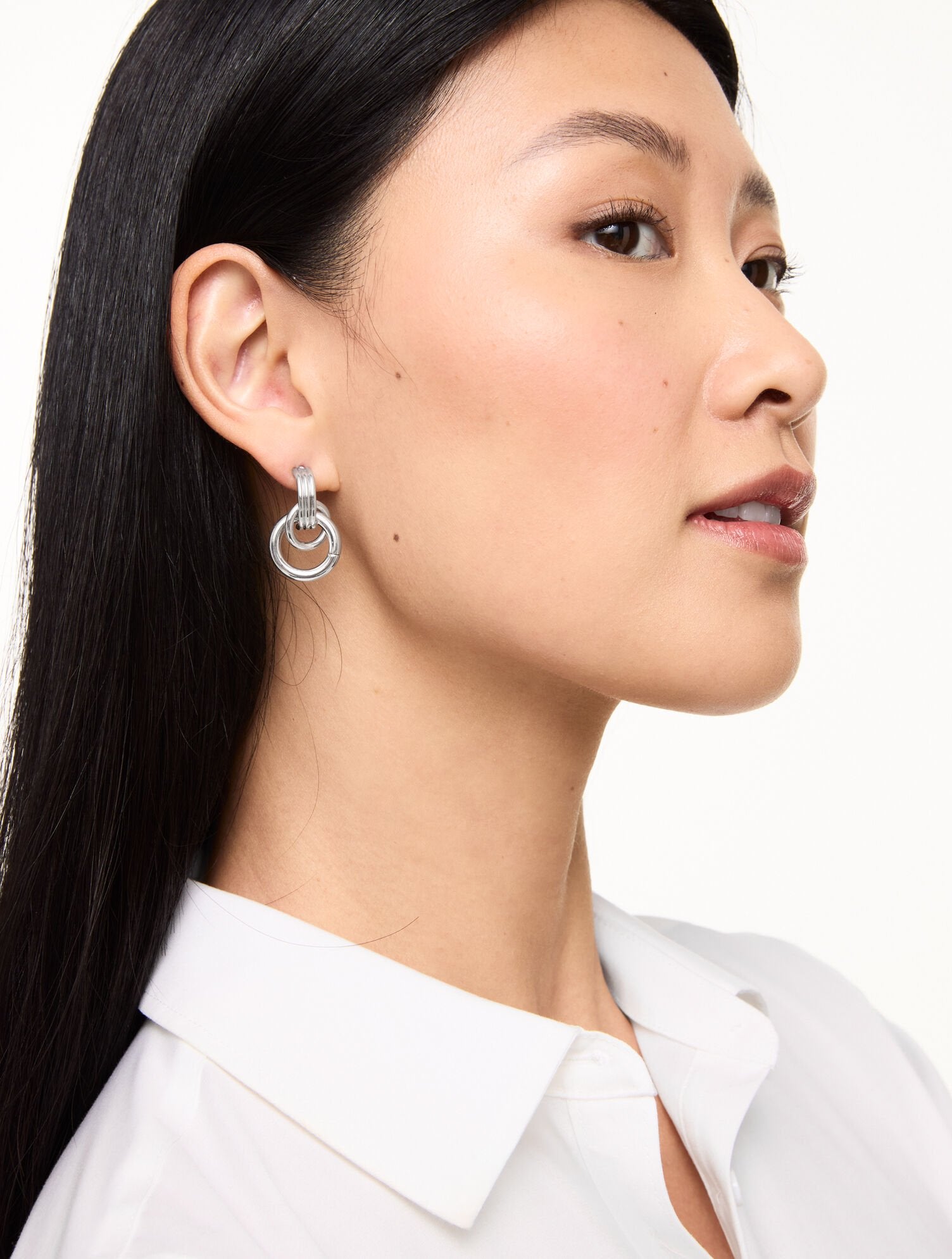 INTERLOCK SCULPTURAL EARRINGS | Talbots discount