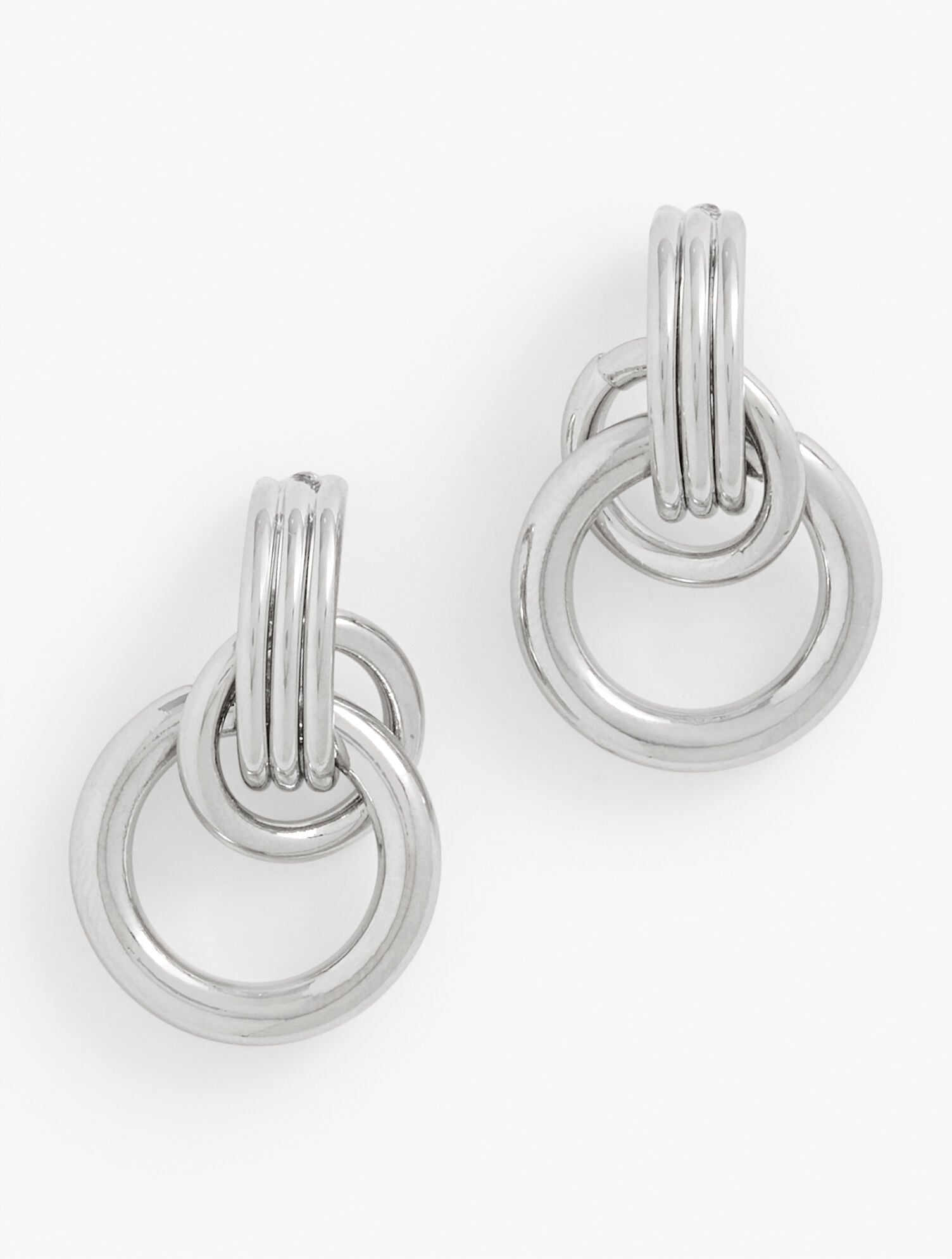 INTERLOCK SCULPTURAL EARRINGS | Talbots discount
