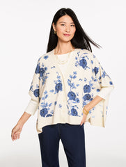 ROSETTE CHARM PONCHO | Talbots US