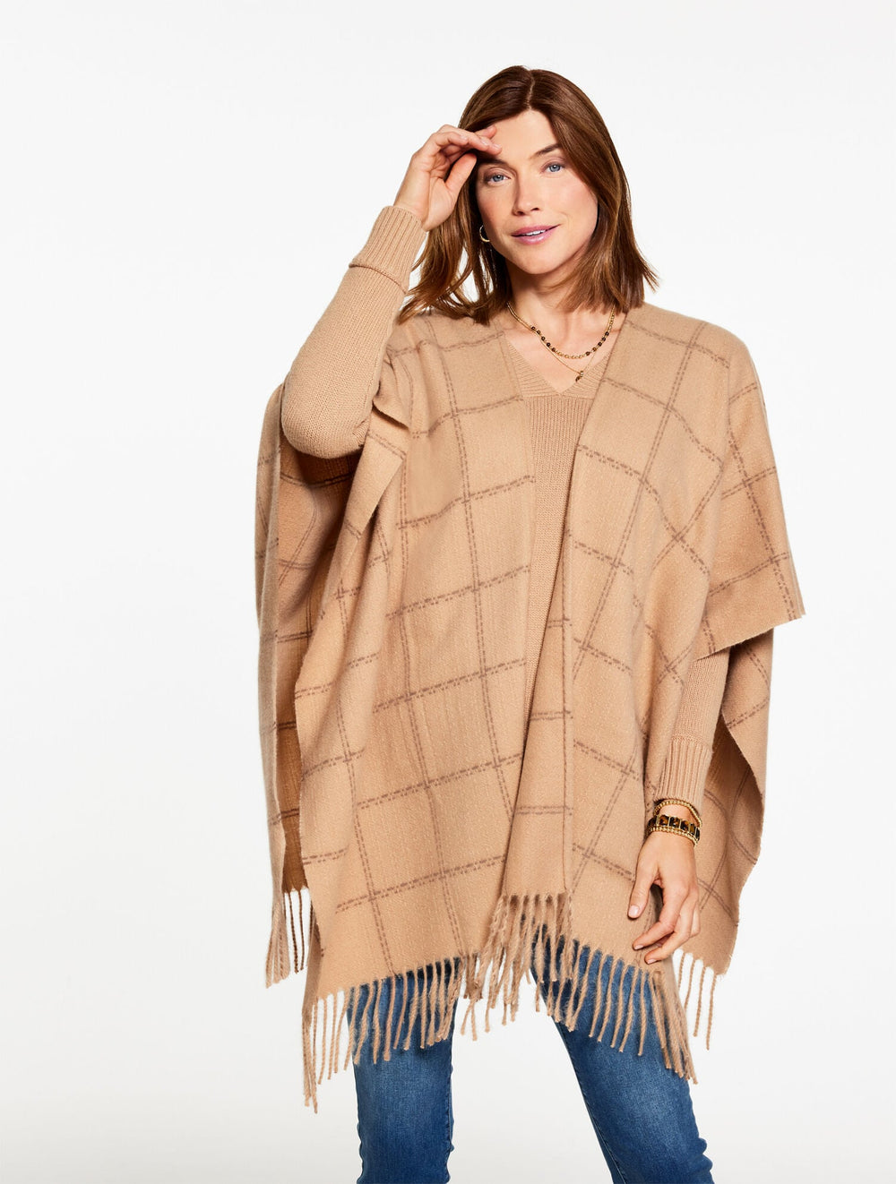 PLAID RUANA | Talbots outlet