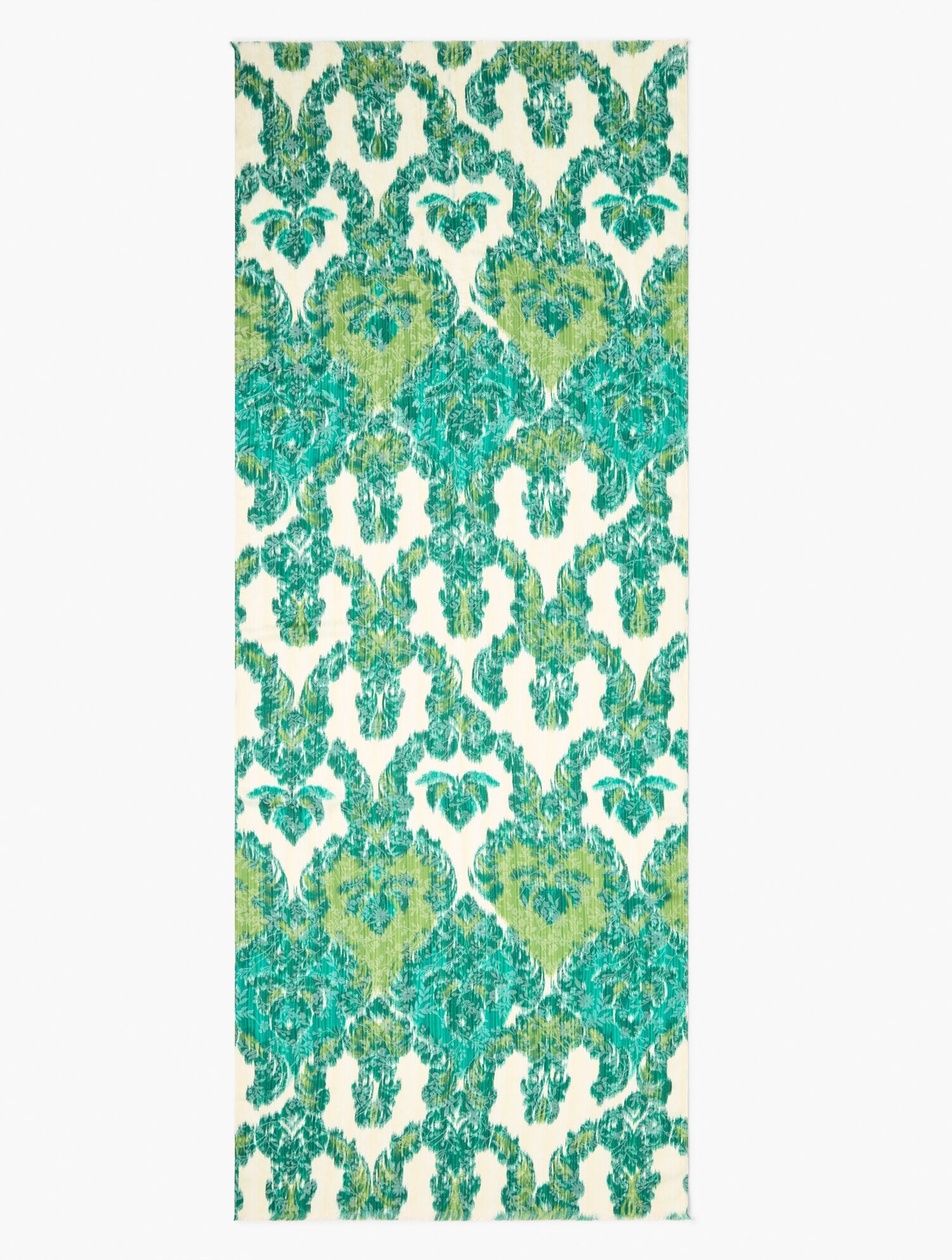 WATERCOLOR DAMASK OBLONG SCARF | Talbots online