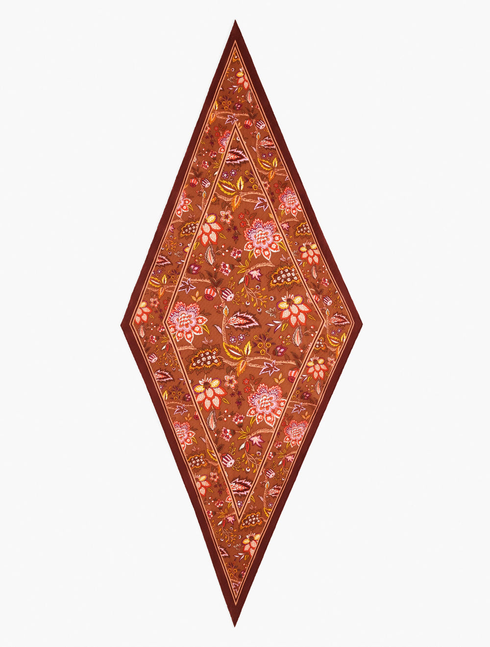 BLOOMING JACOBEAN DIAMOND SCARF | Talbots near me
